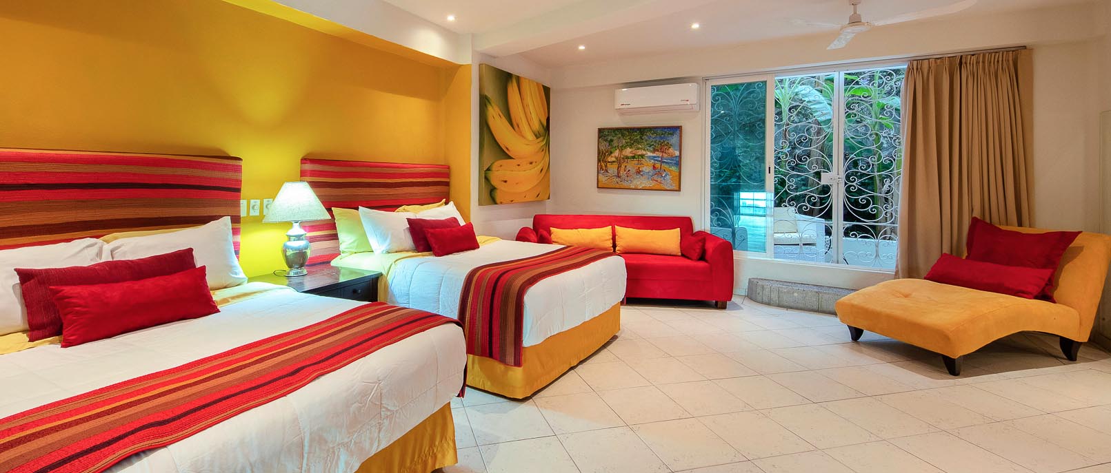 beautiful bedroom at casa yvonneka